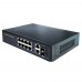 Коммутатор PoE 8 портов +2 uplink+2SFP 10/100/1000 Мбит/с POE012