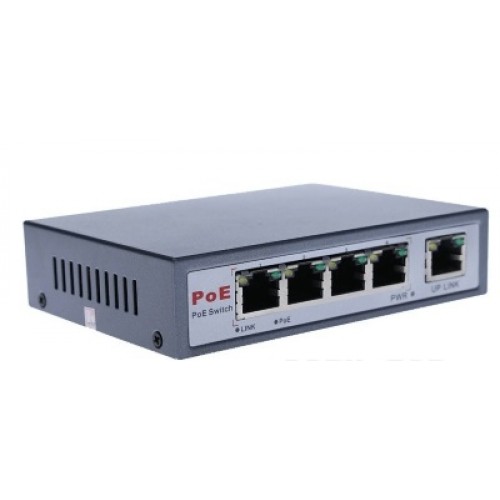 Коммутатор PoE 4 порта+1 uplink 10/100 Мбит/с POE005