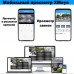 Видеорегистратор H.265 NVR POE сетевой 10-и канальный с поддержкой распознавание лиц IP камер до 4.0 K REG011